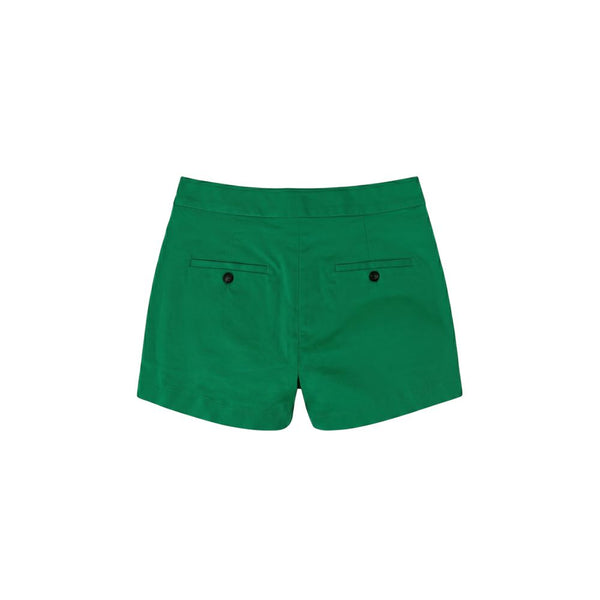 Malo Green Cotton Womens Shorts