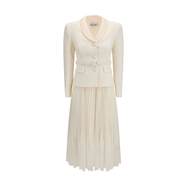 Self-Portrait Beige Polyester Cocktail Dress