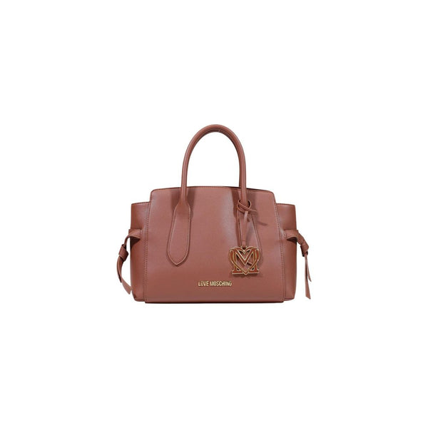 Love Moschino Brown Polyethylene Handbag