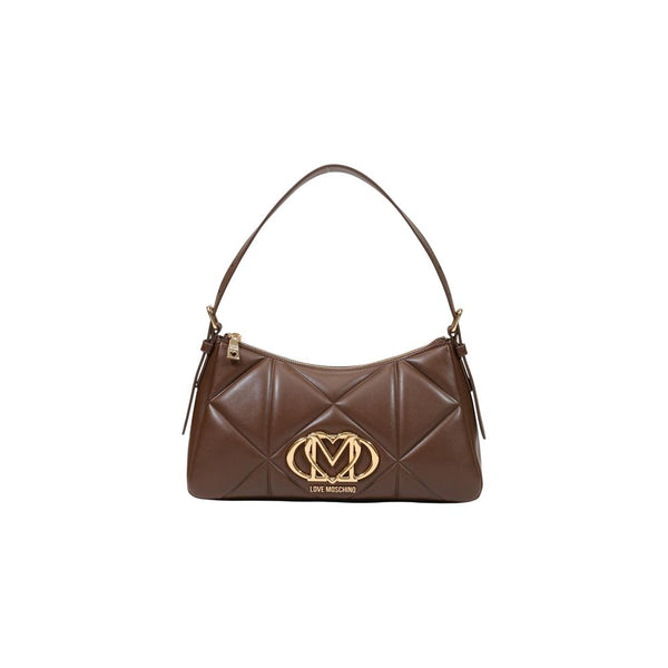 Love Moschino Brown Polyethylene Handbag