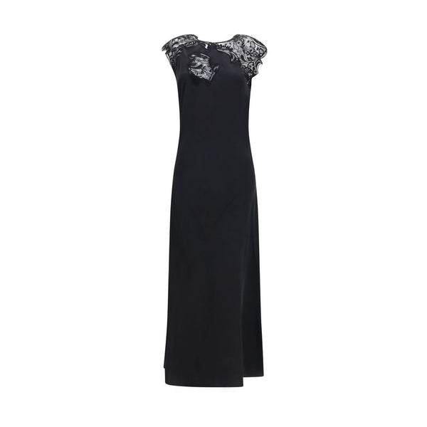 Ferragamo Black Silk Cocktail Dress