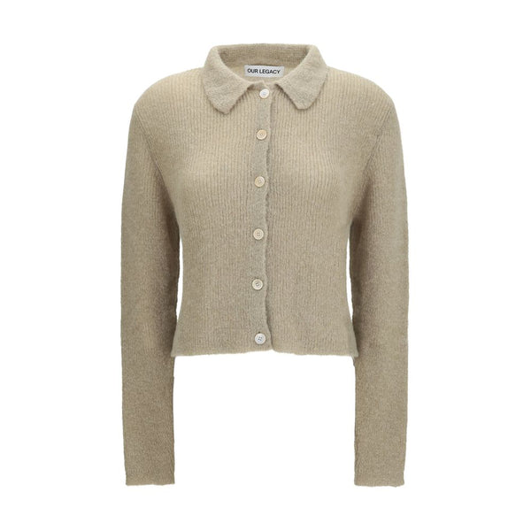 Our Legacy Beige Alpaca Vicugna Pacos Polo Shirt