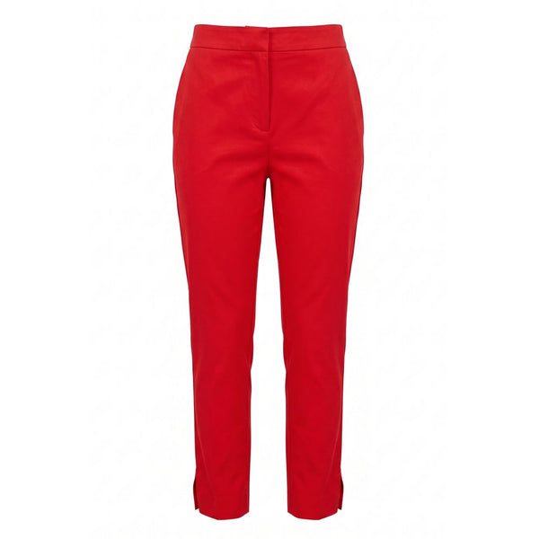 Malo Red Cotton Women Pants