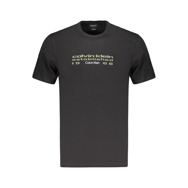 Calvin Klein Black Cotton Men's T-Shirt