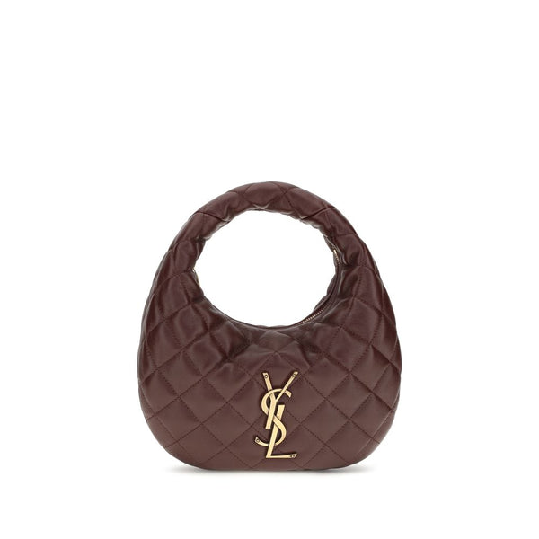 Saint Laurent Brown Lamb Ovis Aries Aries Handbag