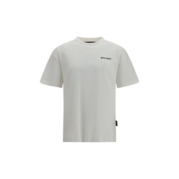 Palm Angels White Cotton T-Shirt