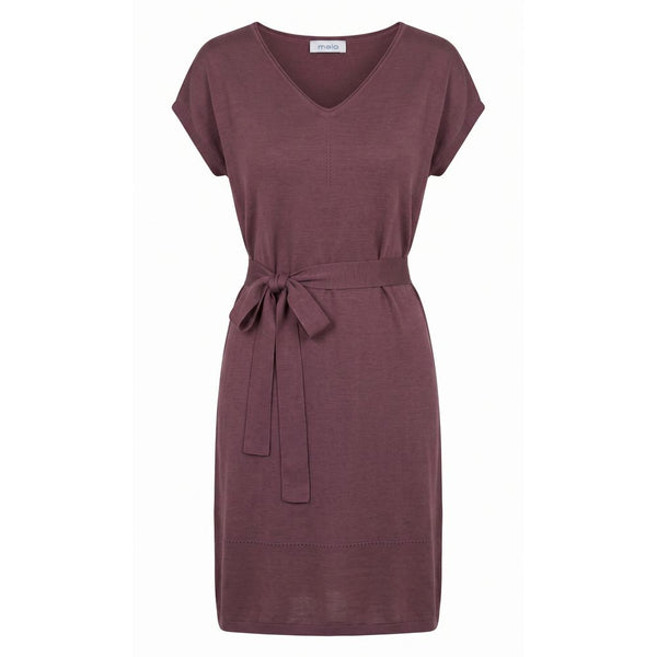 Malo Purple Silk Women Dress