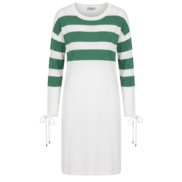 Malo White Cotton Women's Dress