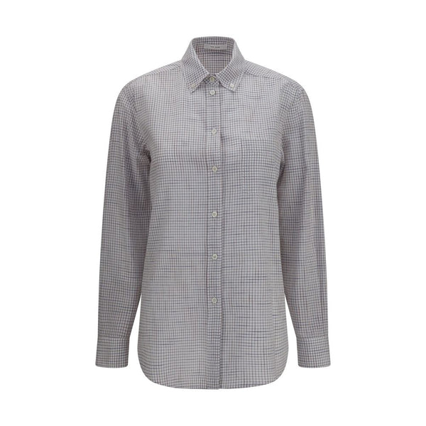 The Row Multicolor Cotton Pattern Shirt