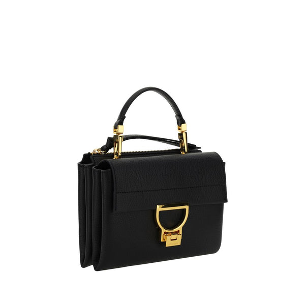 Coccinelle Black Calf Leather Bos Taurus Handbag