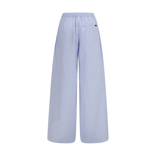 Dolce & Gabbana Blue Cotton Casual Pants
