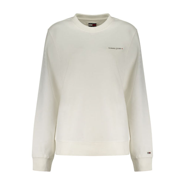 Tommy Hilfiger Bianco Cotton Women's Sweatshirt