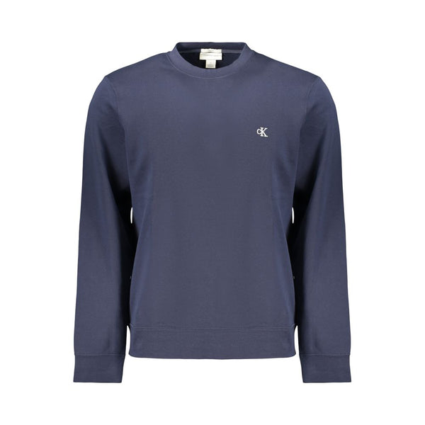 Calvin Klein Blue Cotton Men's Sweatshirt