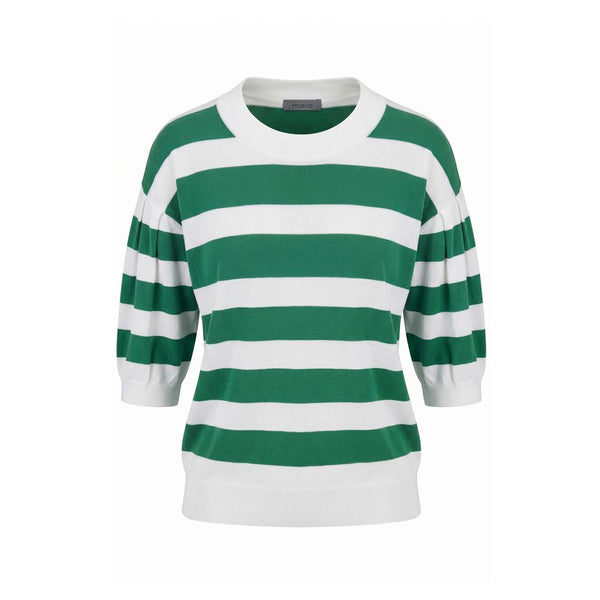 Malo Green Cotton Women Sweater