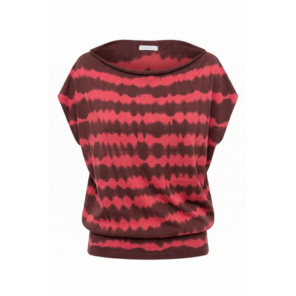 Malo Brown Cotton Women T-Shirt