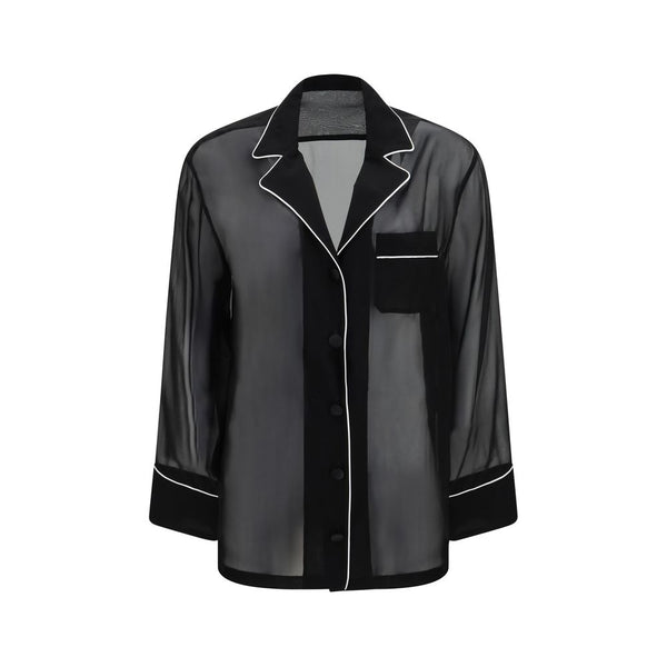 Dolce & Gabbana Black Silk Shirt