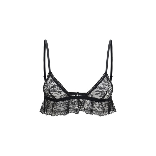 Dolce & Gabbana Black Cotton Bra