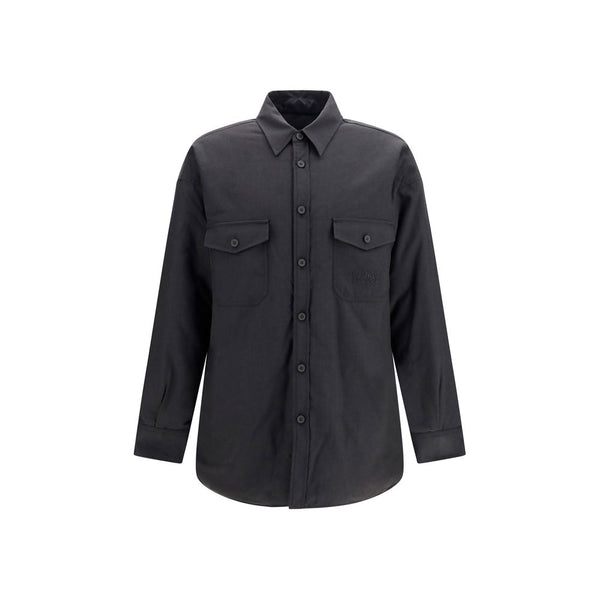 MM6 Gray Wool Oves Aries Shirt