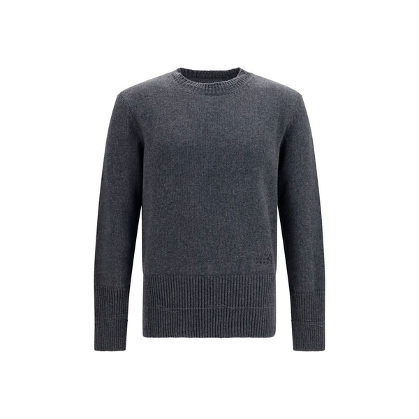 MM6 Gray Wool Oves Aries Sweatshirt