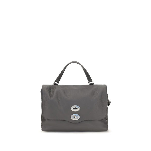 Zanellato Gray Calf Leather Bos Taurus Handbag