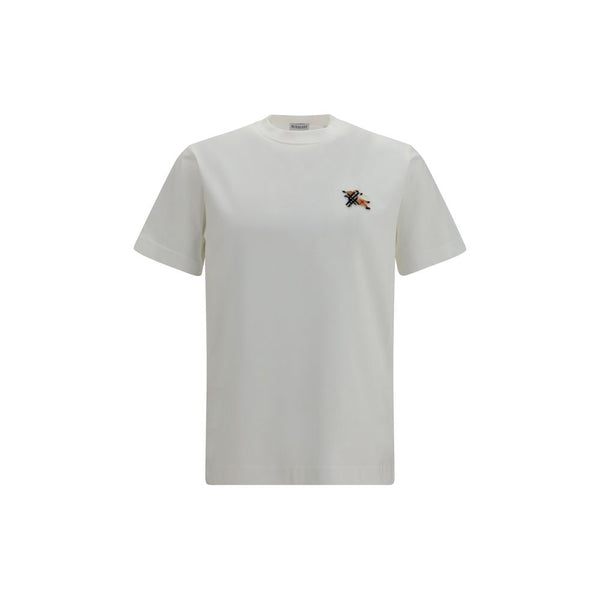 Burberry White Cotton T-Shirt