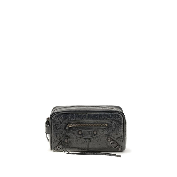 Balenciaga Black Lamb Ovis Aries Aries Wallet