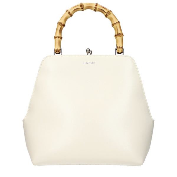 Jil Sander Beige Leather Handbag