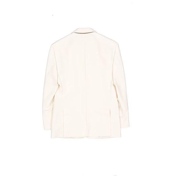 Brunello Cucinelli White Viscose Blazer