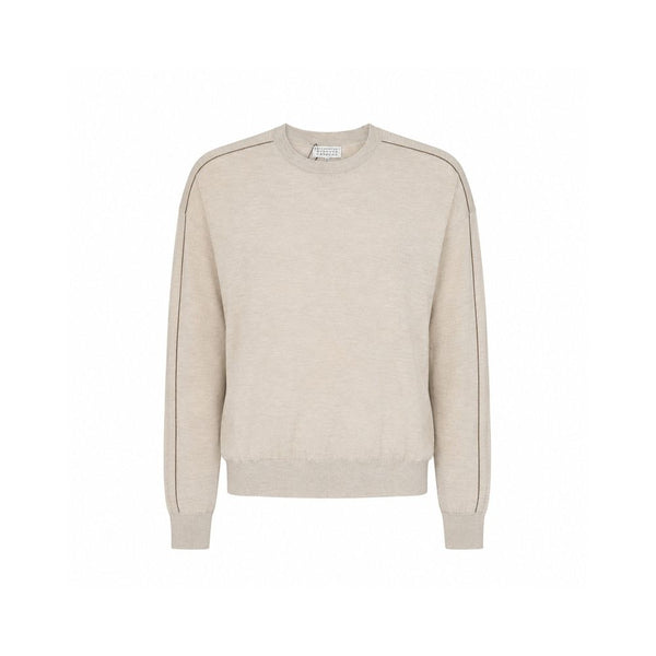 Brunello Cucinelli Beige Cashmere Sweatshirt