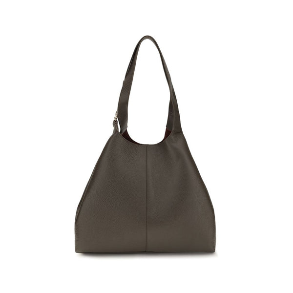 Coccinelle Brown Calf Leather Bos Taurus Shoulder Bag