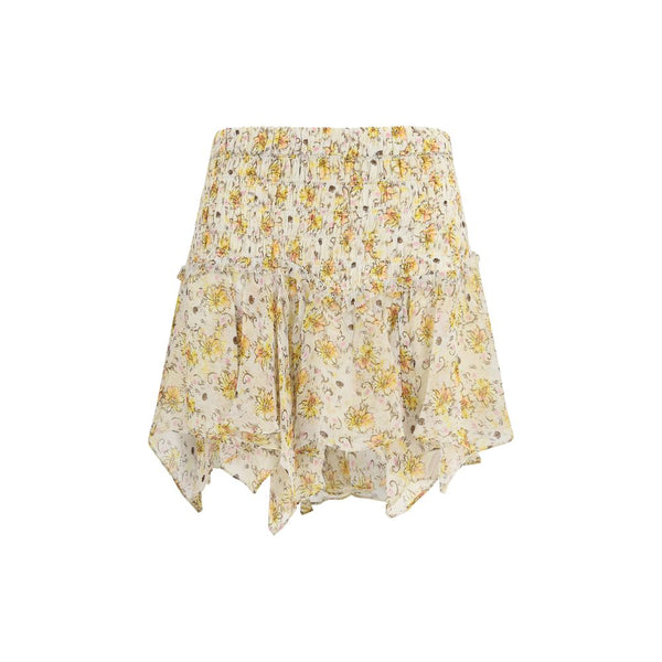 Isabel Marant Étoile Beige Viscose Mini Skirt