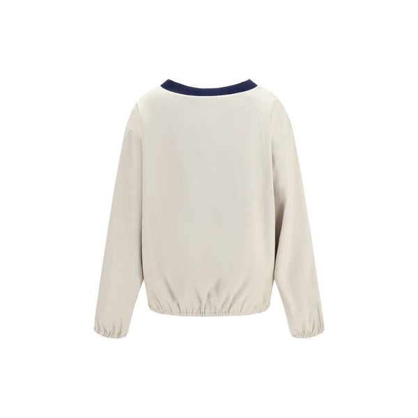 Miu Miu Beige Recycled Polyester Sweatshirt