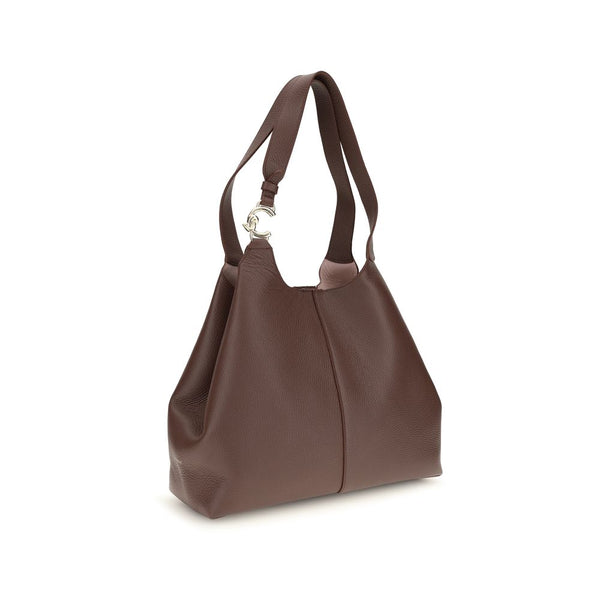 Coccinelle Brown Calf Leather Bos Taurus Shoulder Bag