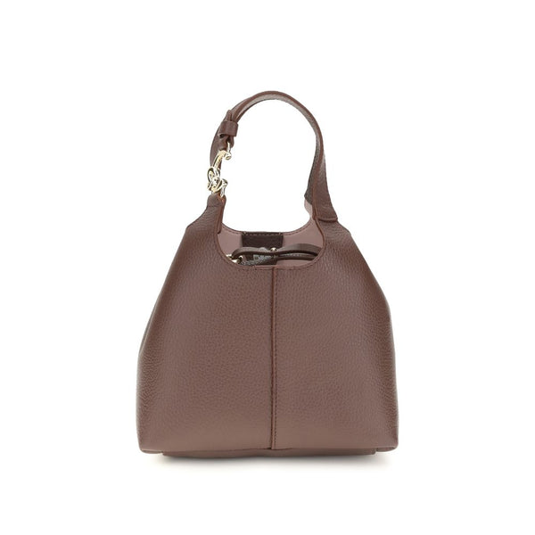 Coccinelle Brown Calf Leather Bos Taurus Handbag