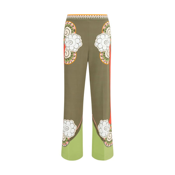 La Double J Multicolor Viscose Casual Pants