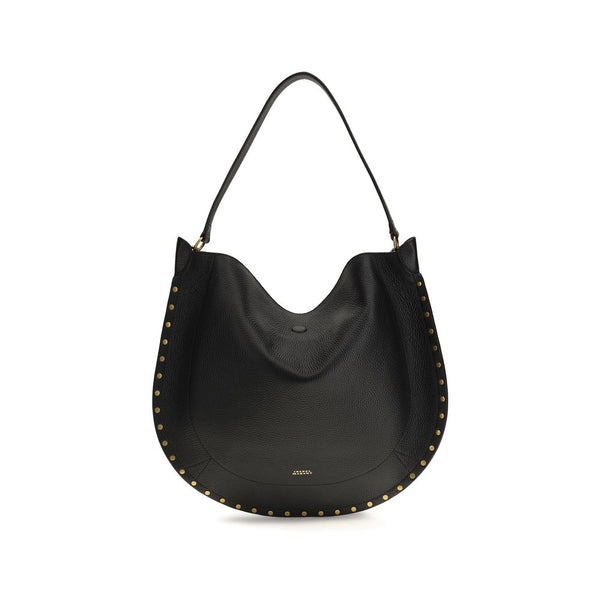 Isabel Marant Black Calf Leather Bos Taurus Shoulder Bag