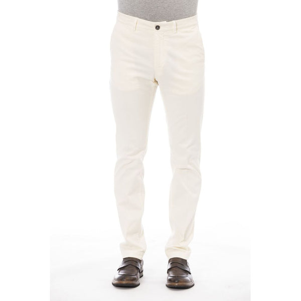 Peserico Beige Cotton Men Pant