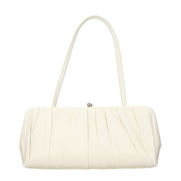 Jil Sander White Leather Shoulder Bag