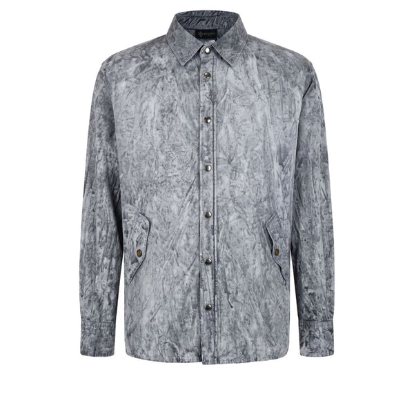 Mr&Mrs Italy Grey Viscose Men Shirt