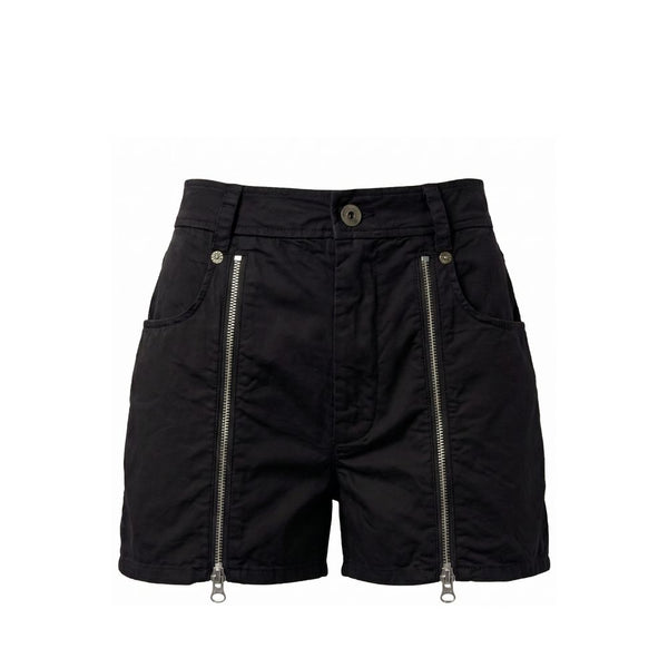 Mr&Mrs Italy Black Cotton Women Shorts