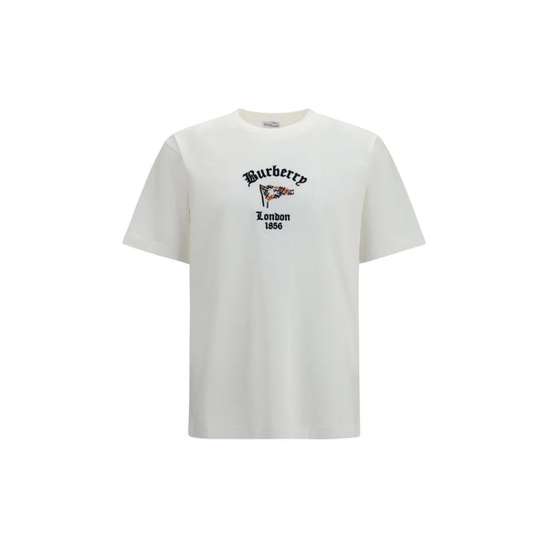 Burberry White Cotton T-Shirt