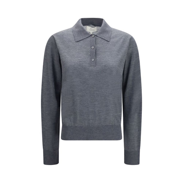 Loulou De Saison Gray Cashmere Shirt