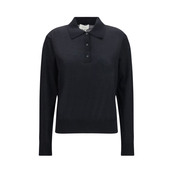 Loulou De Saison Black Cashmere Dress Shirt