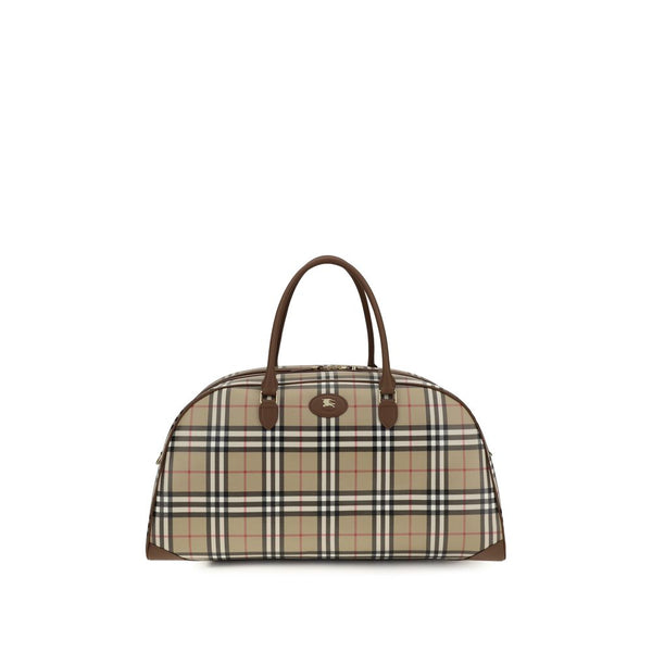 Burberry Beige Cotton Shoulder Bag