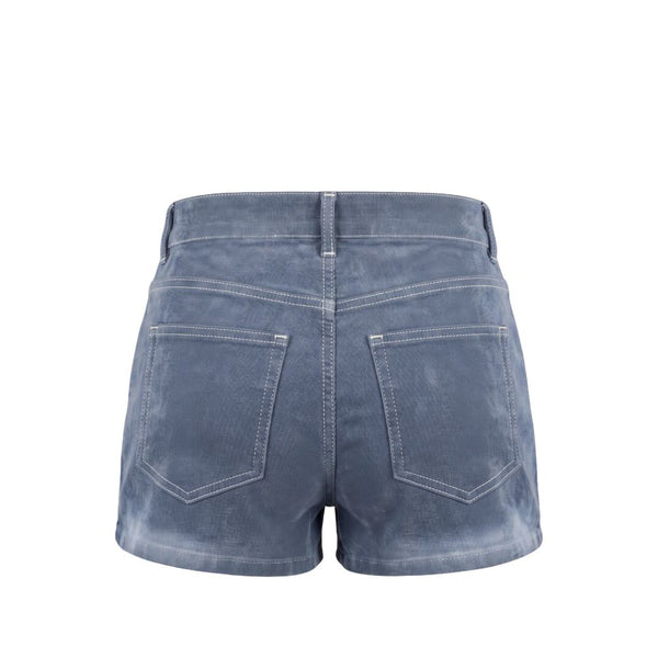 Mr&Mrs Italy Blue Cotton Women Shorts