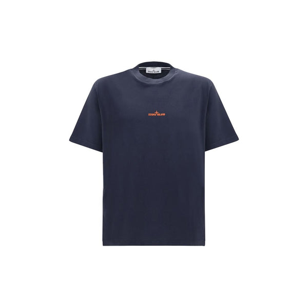 Stone Island Blue Cotton Sportswear