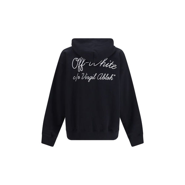 Off-White Black Cotton Sweatshirt