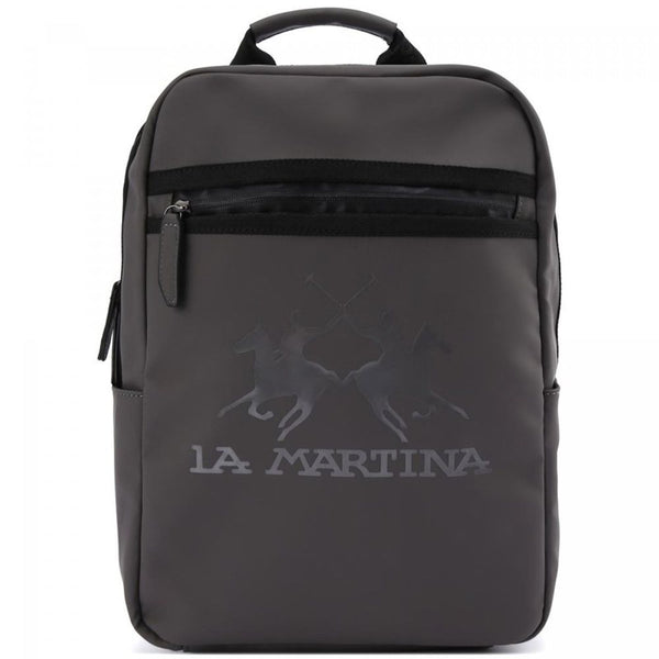 La Martina Gray Polyethylene Backpack