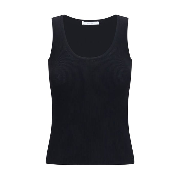 Max Mara Black Viscose Tank Tops
