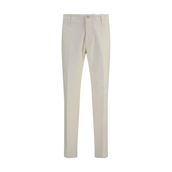 Lardini Beige Viscose Casual Pants
